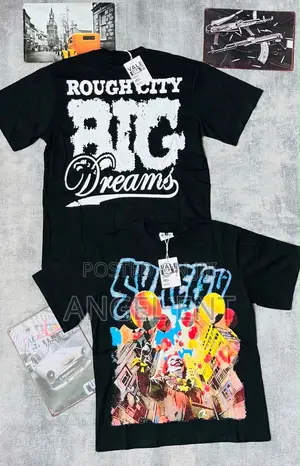 Casual Streetwear Graphic Tees Available (Location: Adum Kumasi)