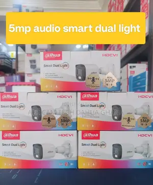 Dahua 5MP Smart Dual Light Bullet Camera Audio