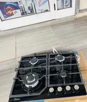 Order Unique Midea 60GJ084 Built in 4 Gas Hob(Black).