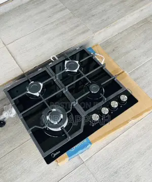 Buy Authentic Midea 60GJ084 60cm Built in 4 Gas Hob(Black).
