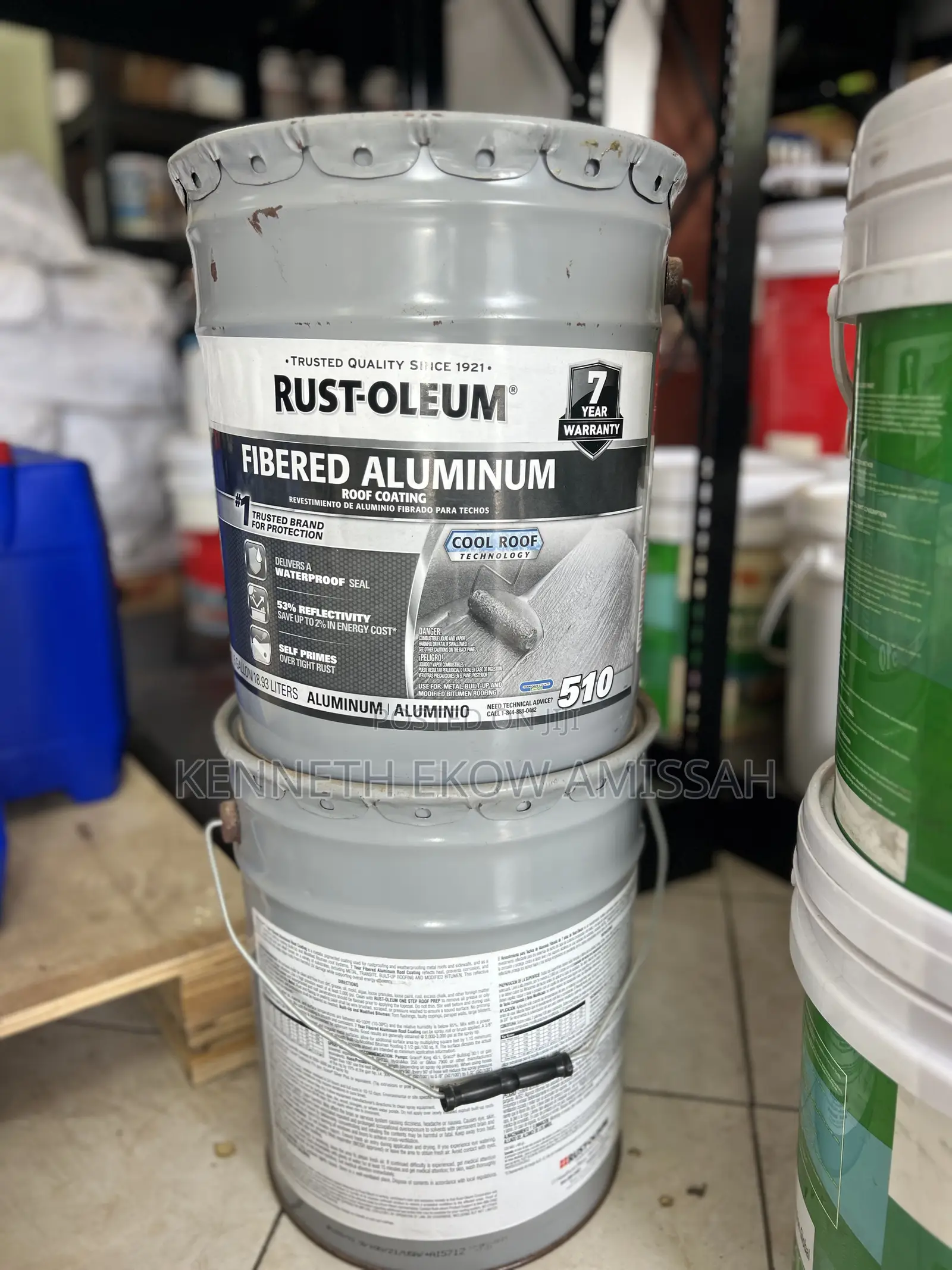 Fibered Aluminum Roof Coating