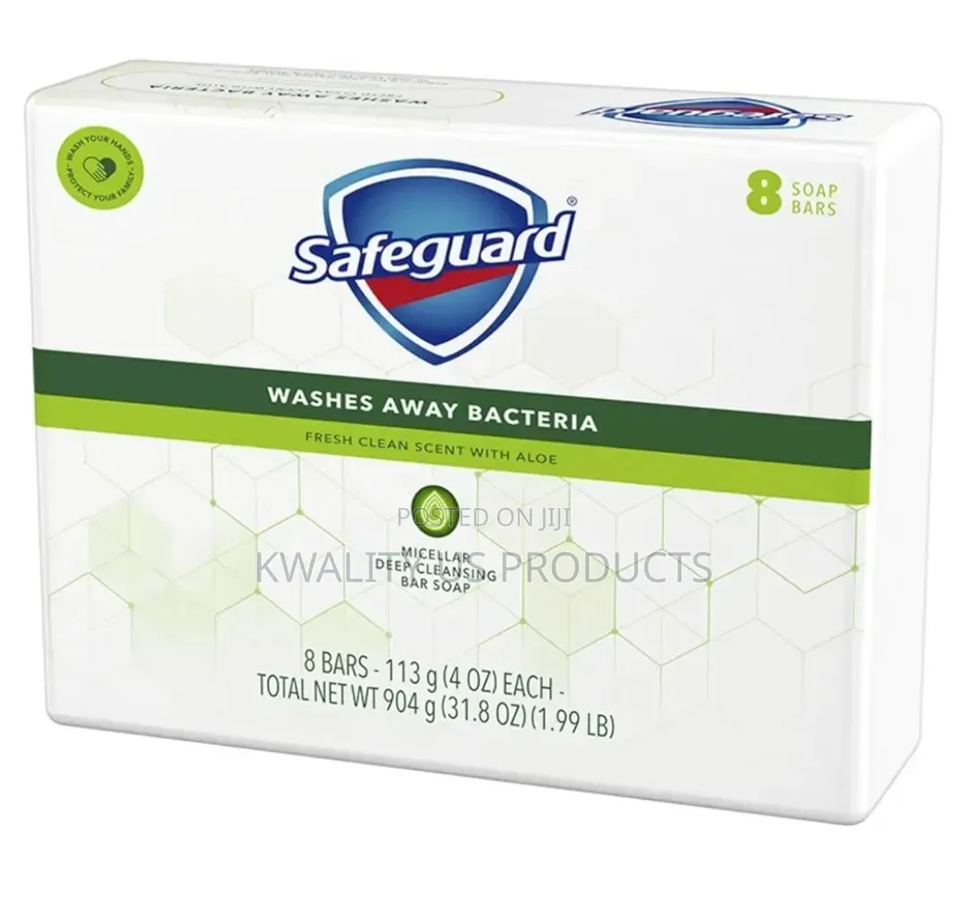 Safeguard Micellar Deep Cleansing Bar Soap - 8 Pack