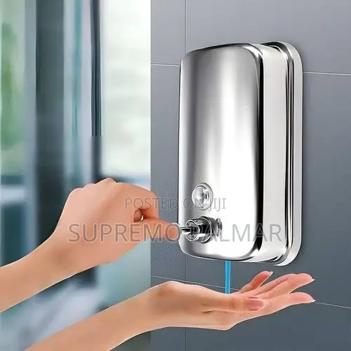 1000ml Stainless Steel Manual Liquid Soap Dispenser