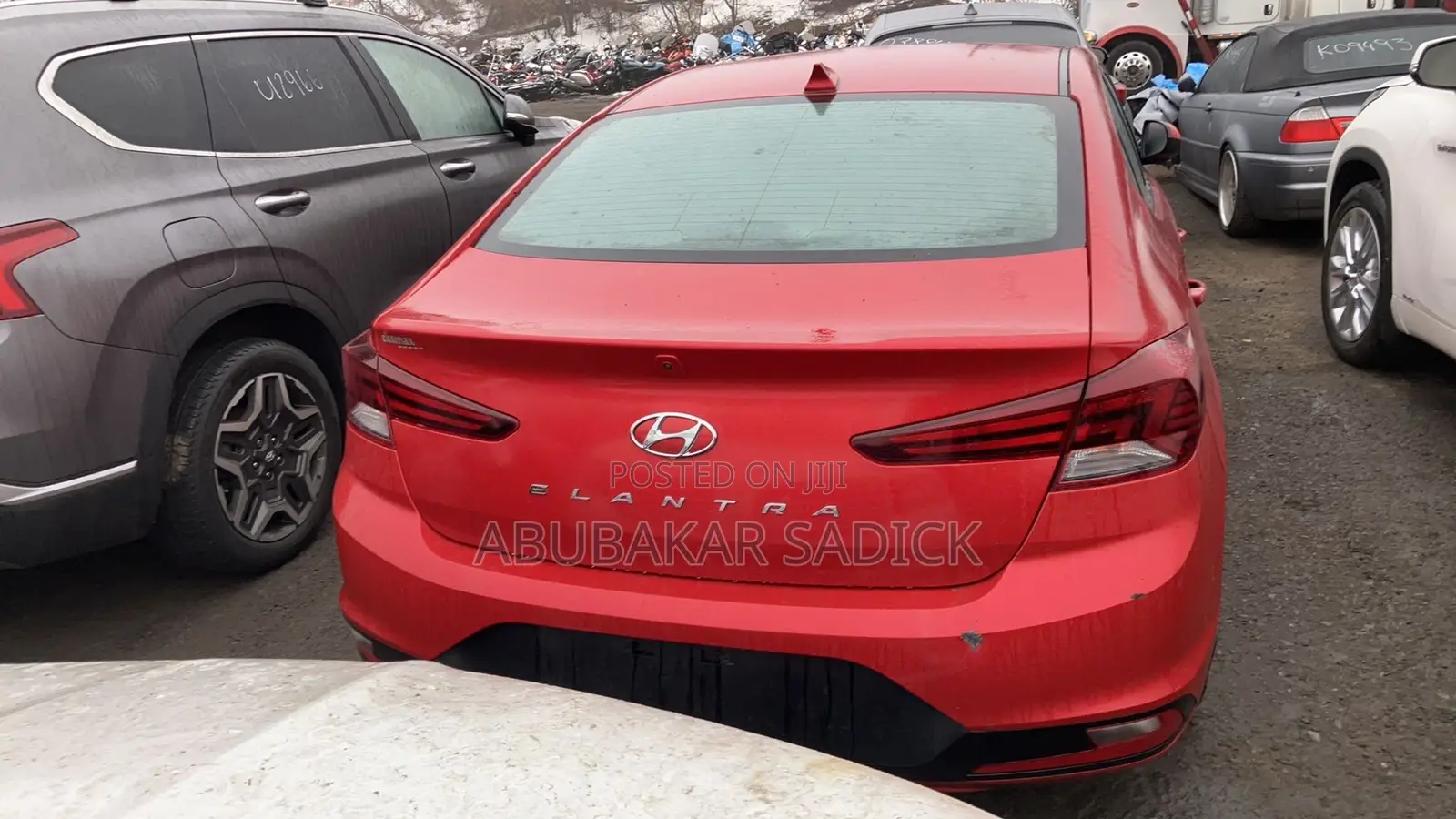 Hyundai Elantra Limited 2020 Red