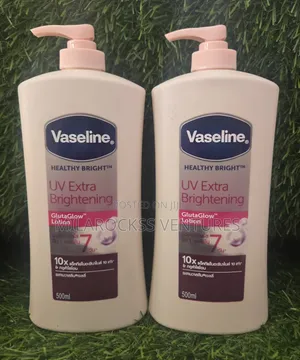 Vaseline Healthy Bright UV Extra Brightening Gluta Glow Lotion. 500ml