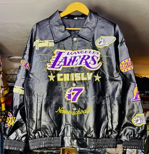 High Quality Lakers Vintage Leather Jackets Available in Stock