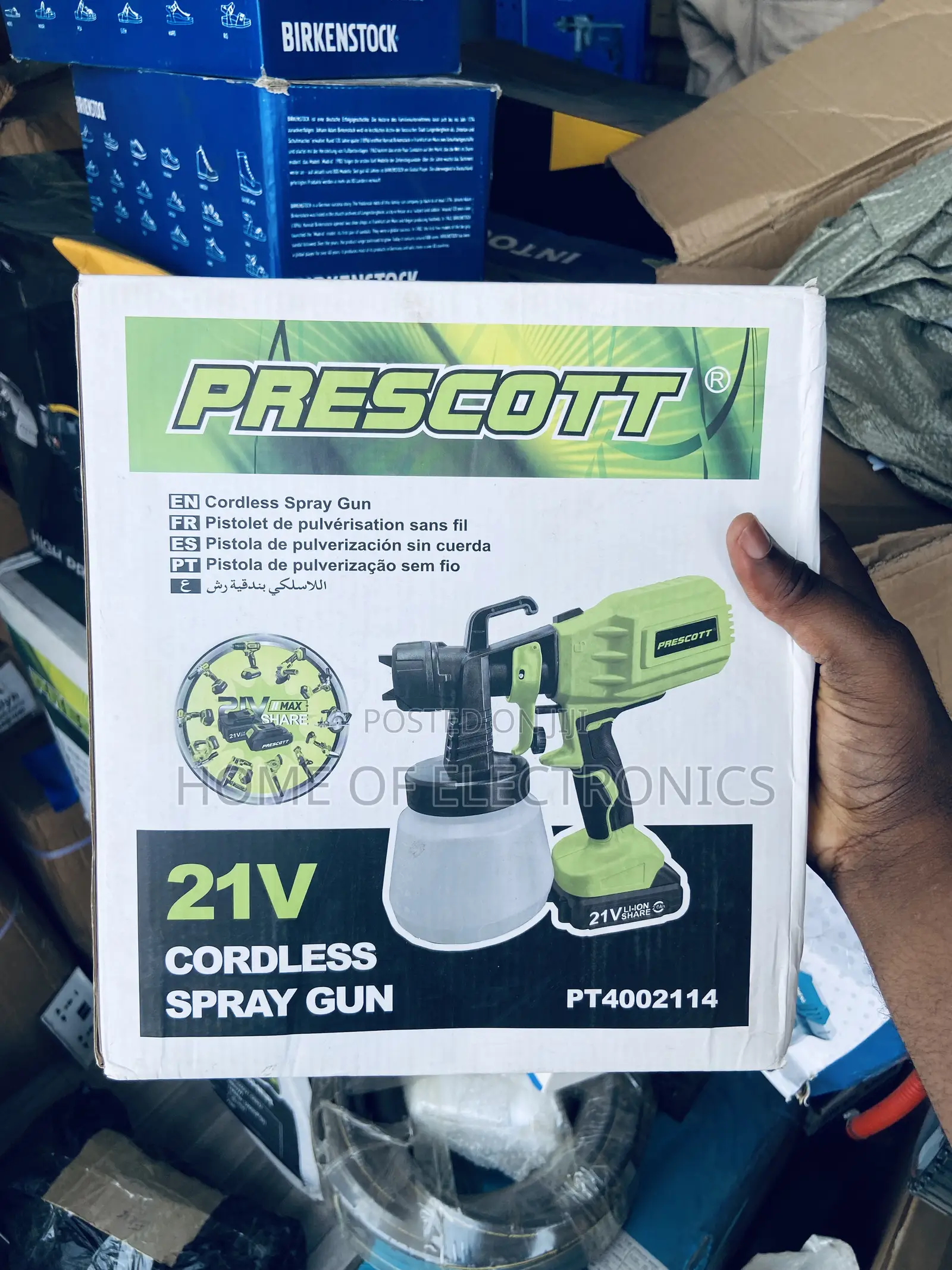 Prescott 21V Cordless Spray Gun