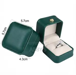 The Imperial Emerald Green Ring Box/ Ring Case
