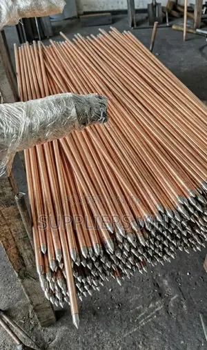 Pure Copper Earth Rod Heavy Duty Earthing Rod for Home and Industry