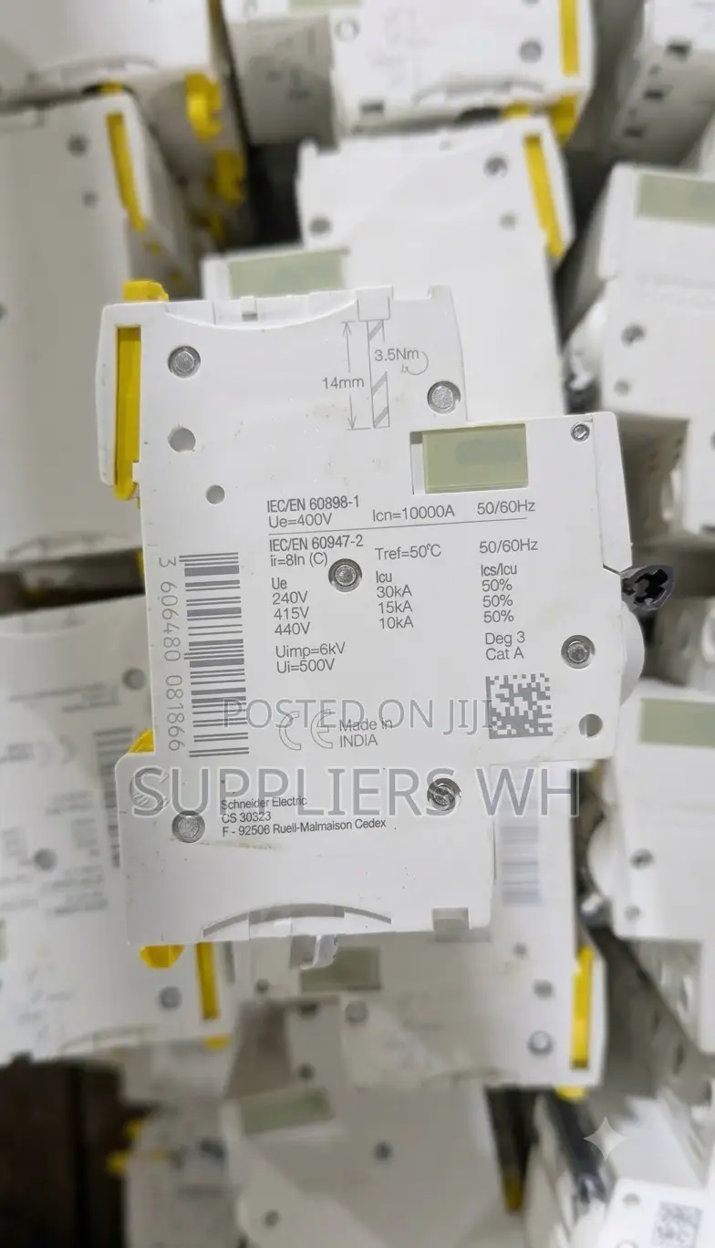All Sizes MCB 16A 32A 64 Pole 2pole 3 Pole 4pole Circuit Breakers