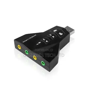 Virtual 7.1 Channel USB Sound Card Adapter
