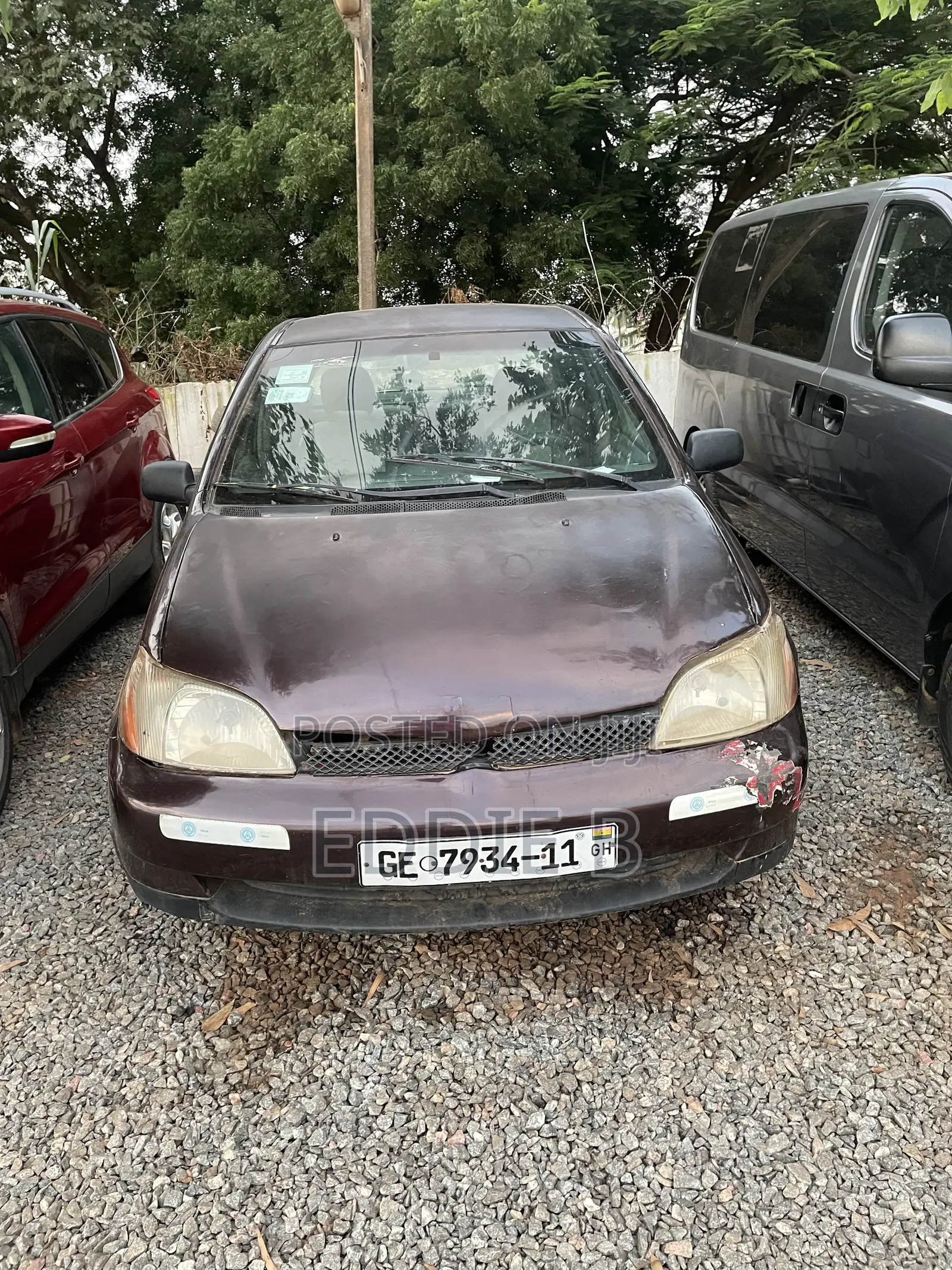 Toyota Echo Sedan 2005 Red