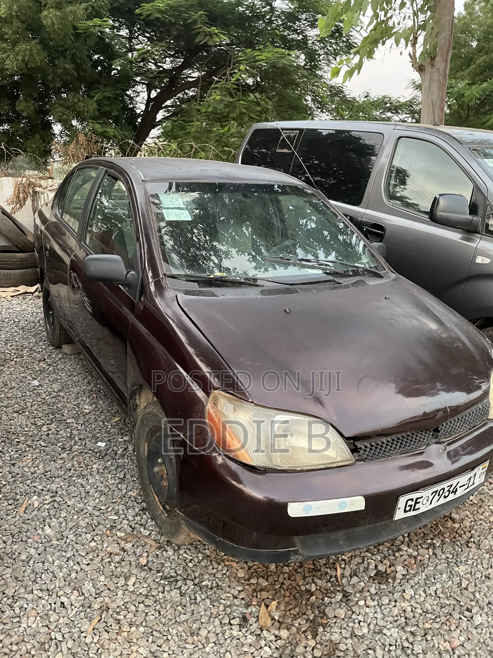 Toyota Echo Sedan 2005 Red