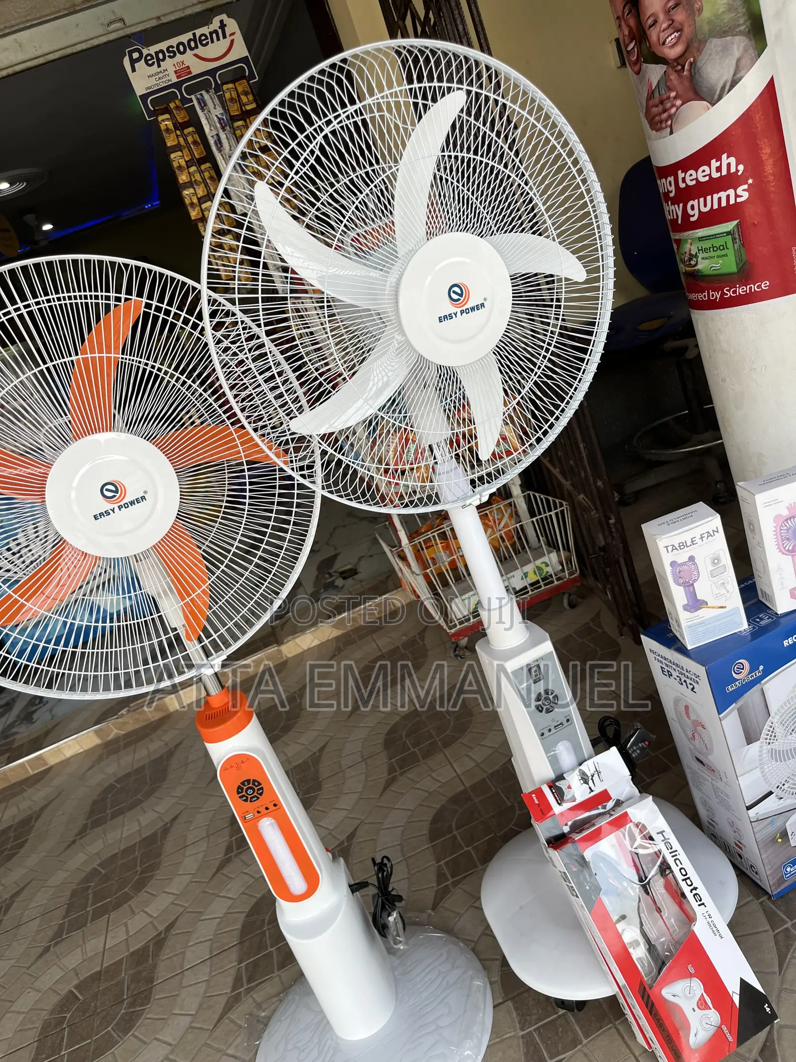 Rechargeable AC Mist Fans