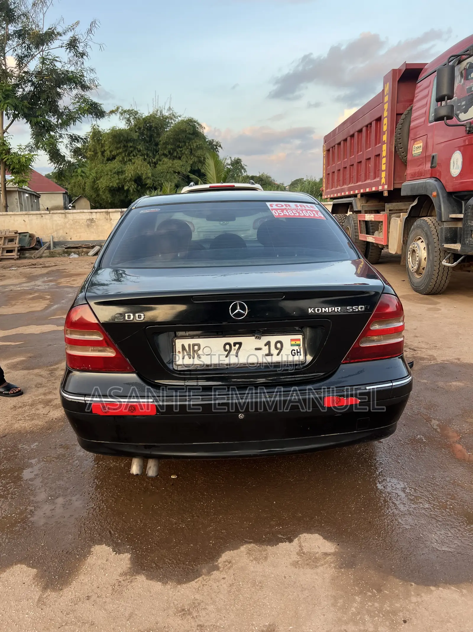 Mercedes-Benz C200 2007 Black