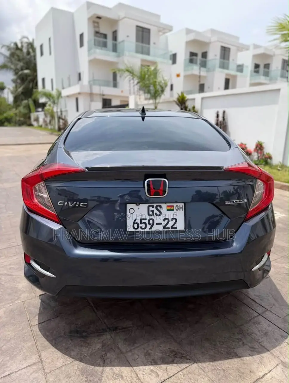 Honda Civic Touring Sedan 2018 Blue