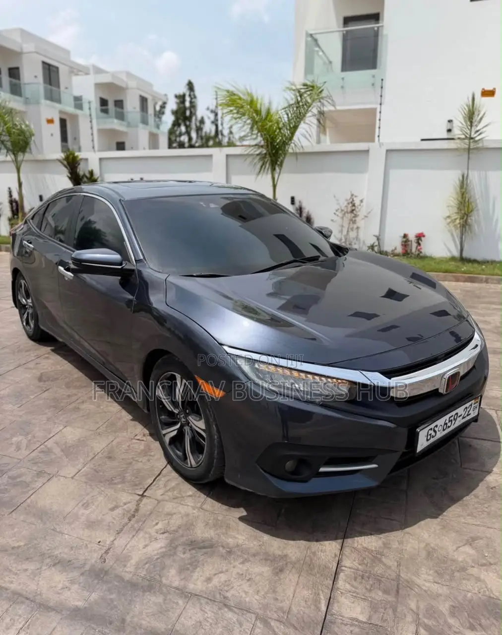 Honda Civic Touring Sedan 2018 Blue