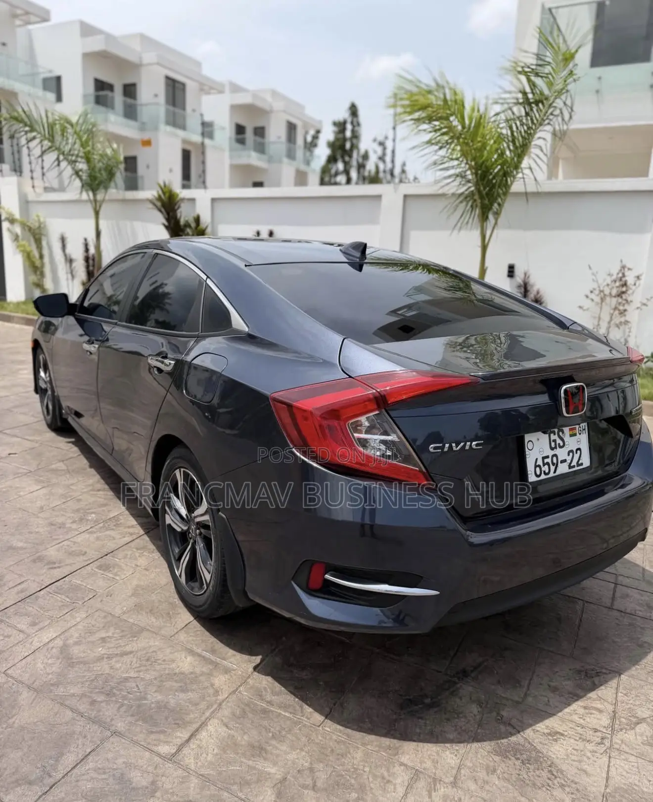 Honda Civic Touring Sedan 2018 Blue