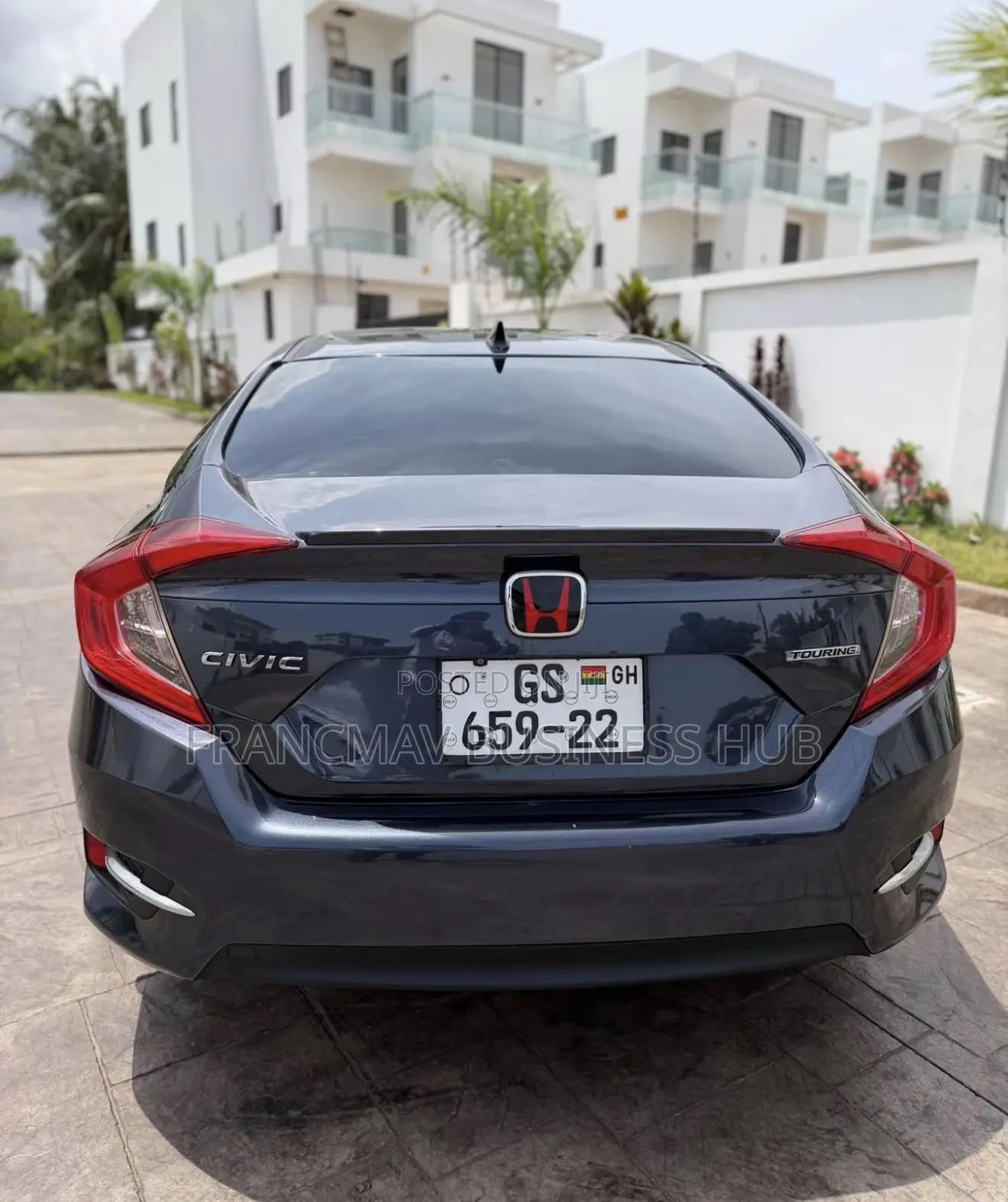 Honda Civic Touring Sedan 2018 Blue
