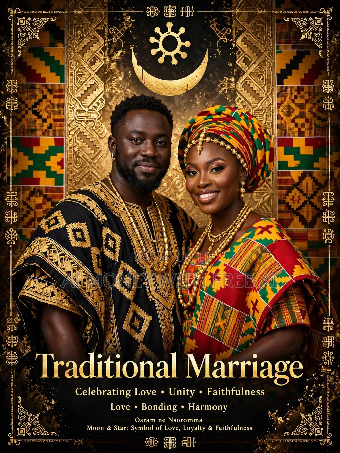 Premium Ghana Funeral/Wedding/Birthday Posters - 24hr Delivery