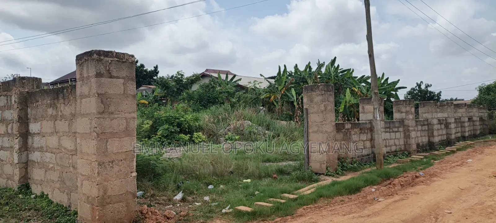 Fenced Plot of Land for Sale at Kwadaso Papa Kwasi Area