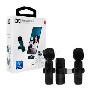 Dual Wireless Lavalier Microphone Set