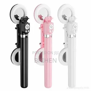 Bluetooth Selfie Stick Tripod With Built-in LED Ring Fill Light