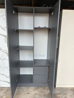 Wardrobe ( 2 Doors 4fx6f)// Laminated 2in1 Wardrobe