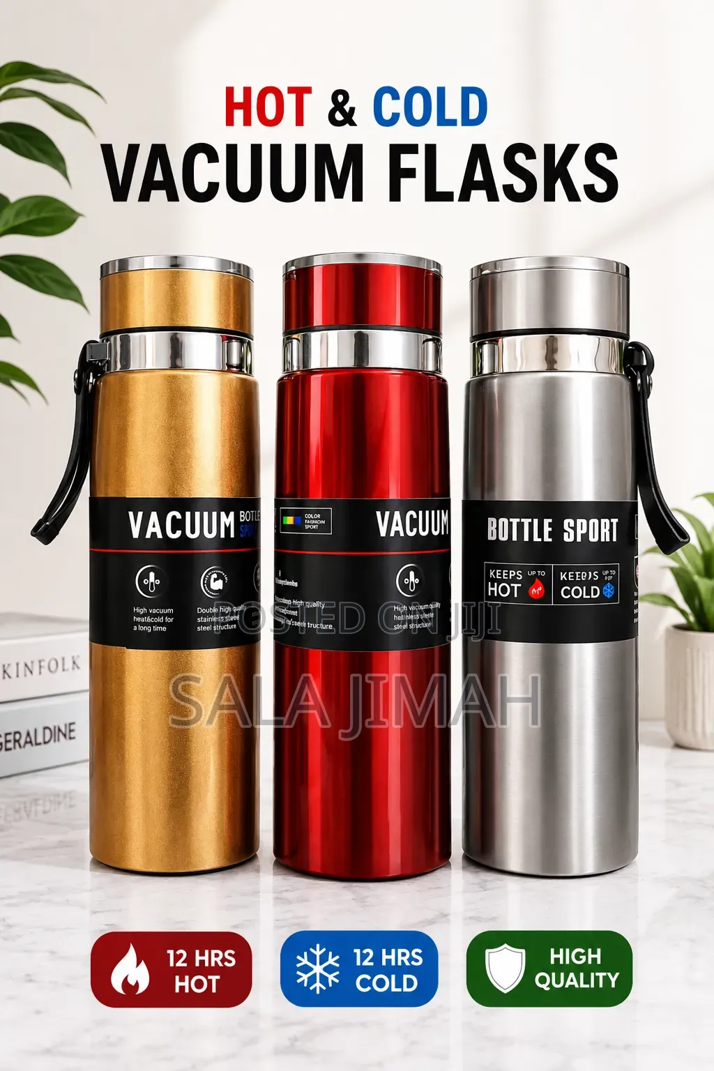 Premium Stainless Steel Vacuum Flask