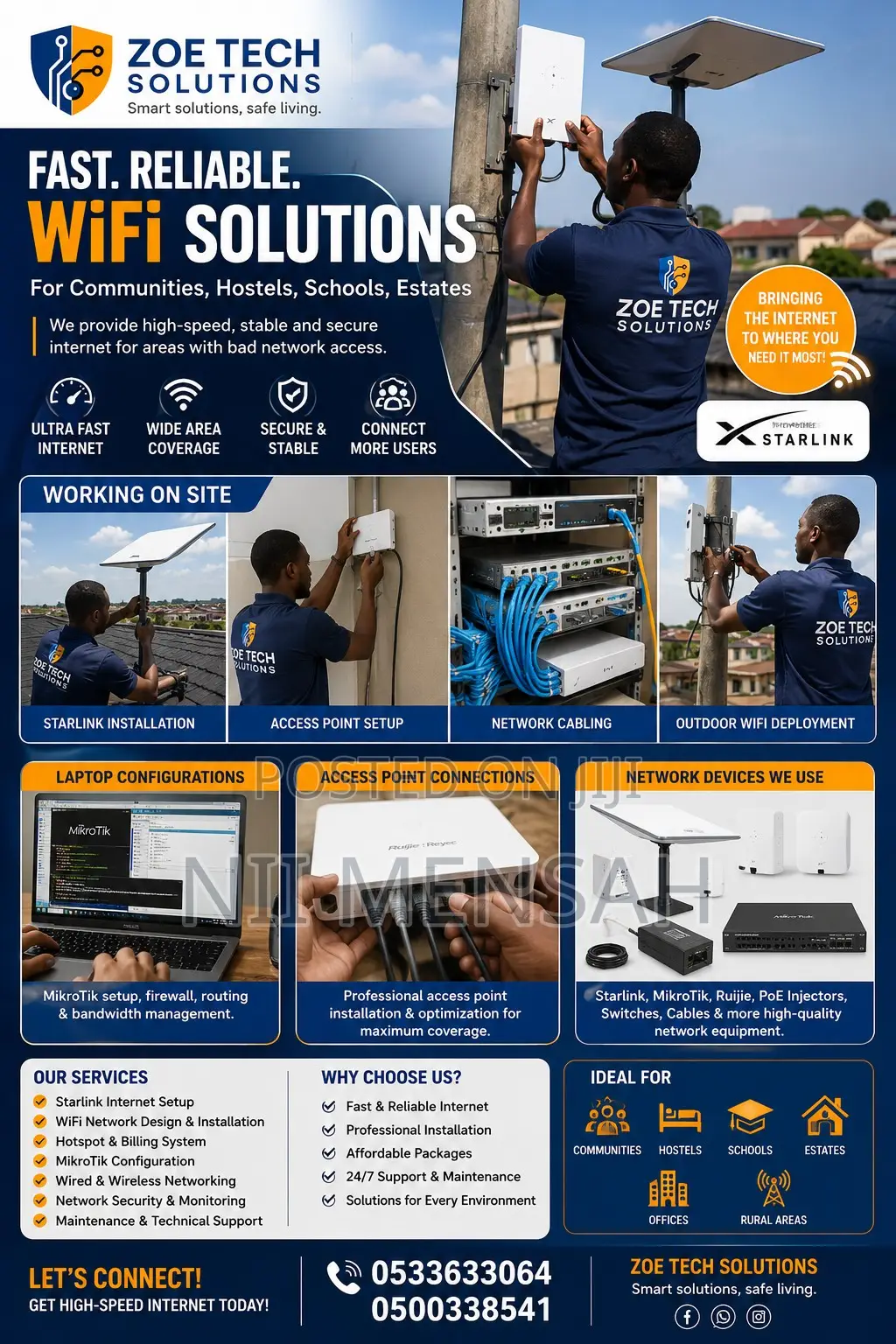 Build Your Starlink Hotspot Business With Zoe Tech Solutions