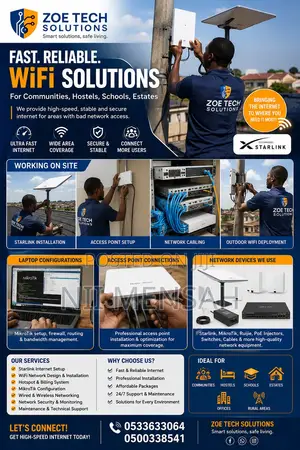 Build Your Starlink Hotspot Business With Zoe Tech Solutions