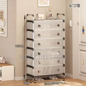 6 Layer Shoe Rack With Cover