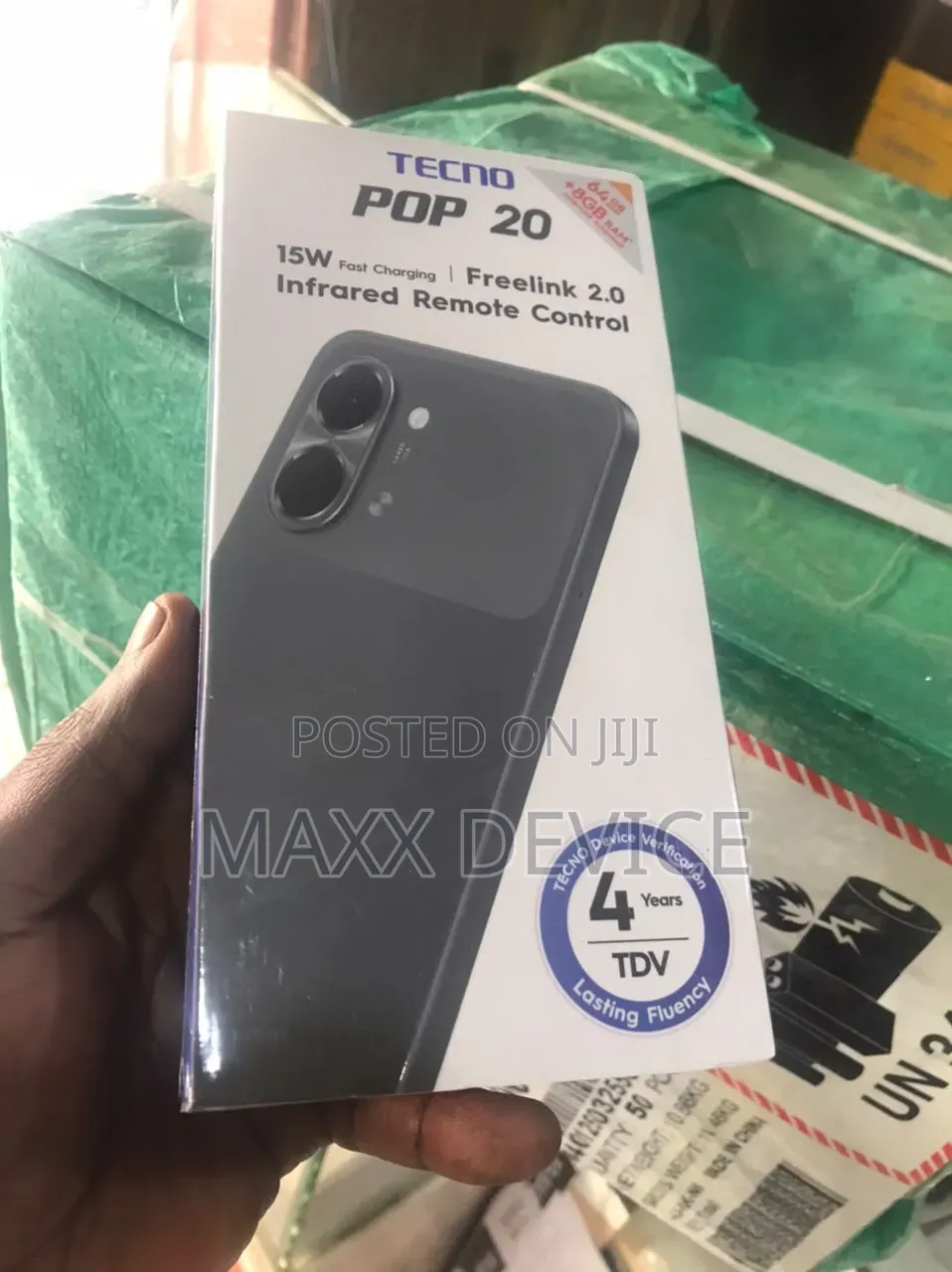 New Tecno Pop 20 64 GB Black