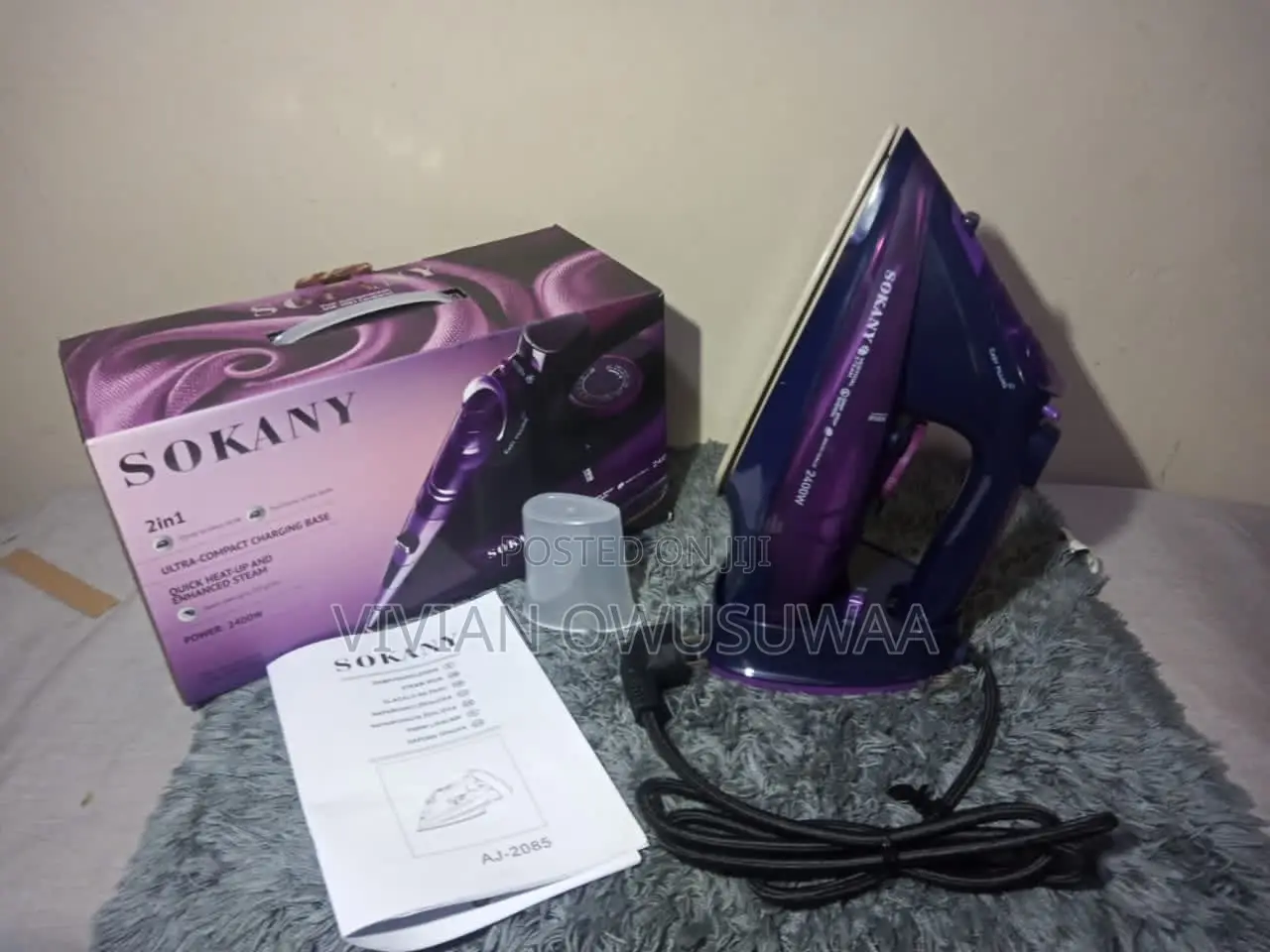 Sokany 2 in 1 Iron / Sokany Cordless Iron
