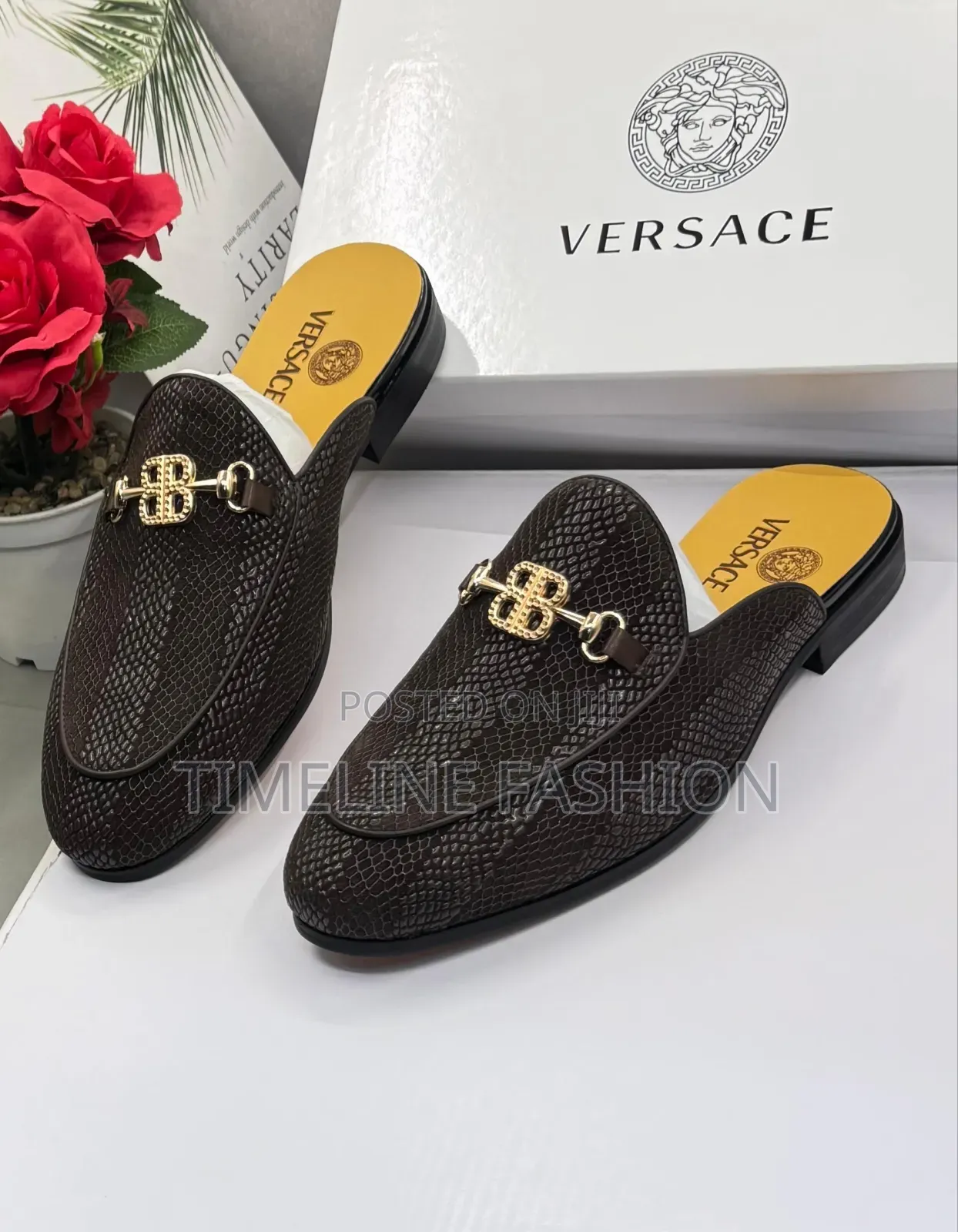 Quality Versace Luxury Men's Half Shoes 39-46