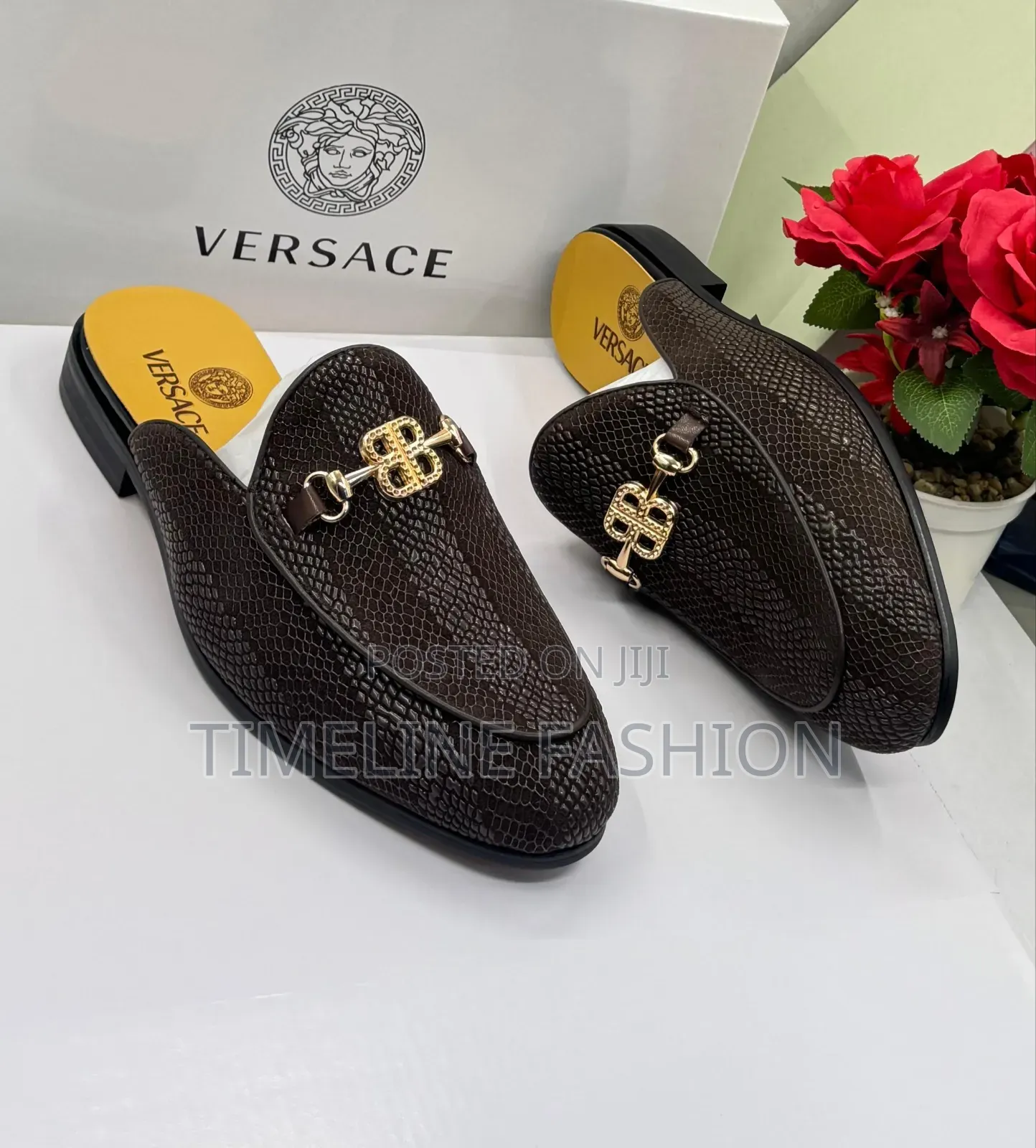 Quality Versace Luxury Men's Half Shoes 39-46