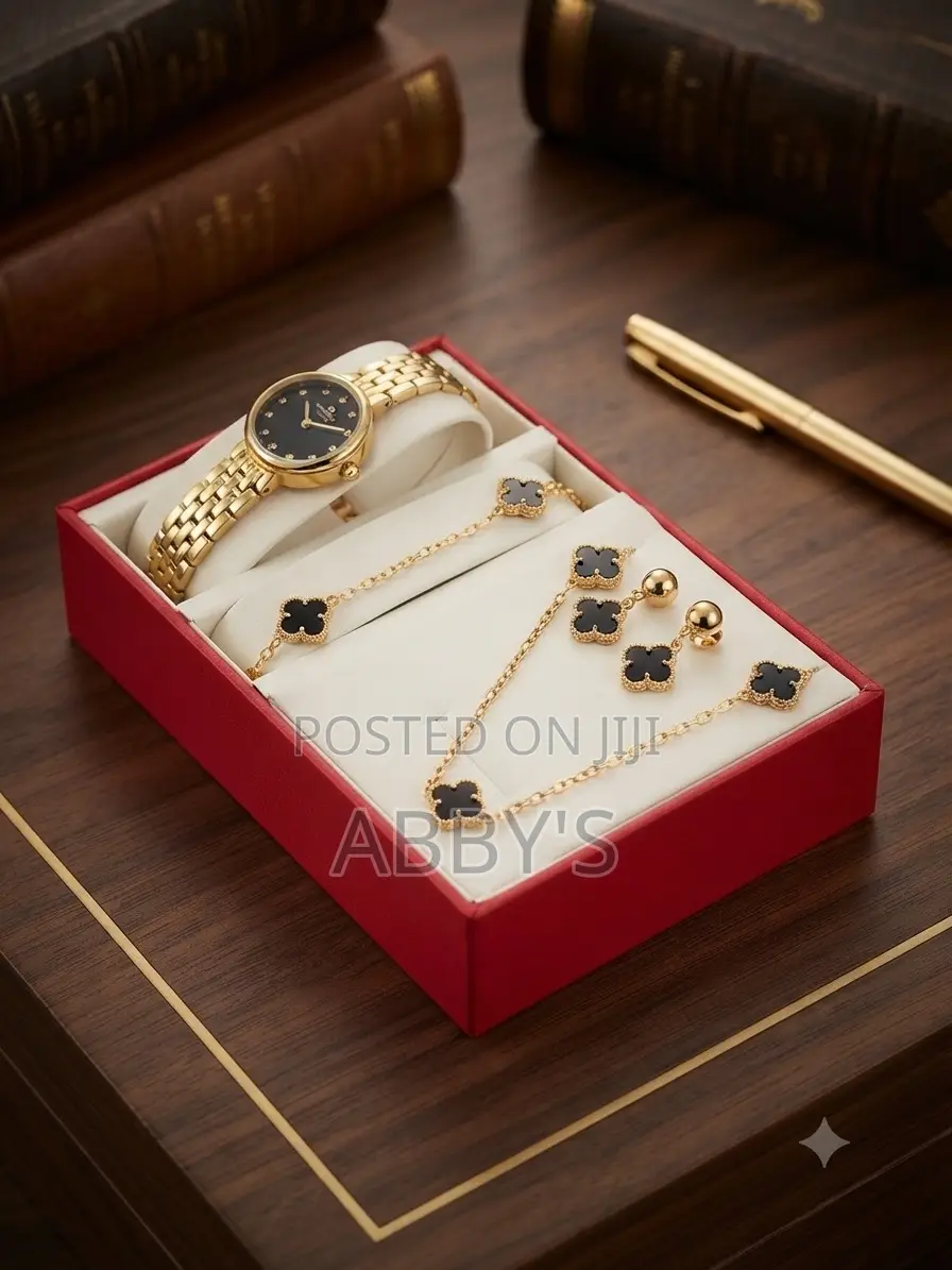 Vintage Floral 5-in 1 Jewelry Set