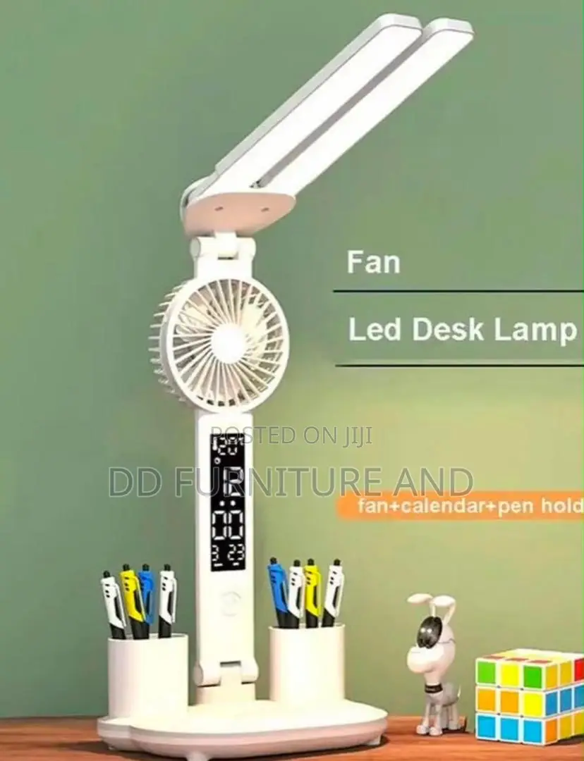 Rechargeable Study Lamp /Light and Fan