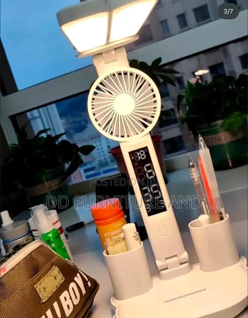 Rechargeable Study Lamp /Light and Fan