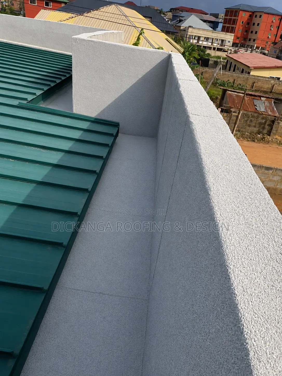 Bitumen Membrane Installation for Waterproof Barrier Against Leakage.