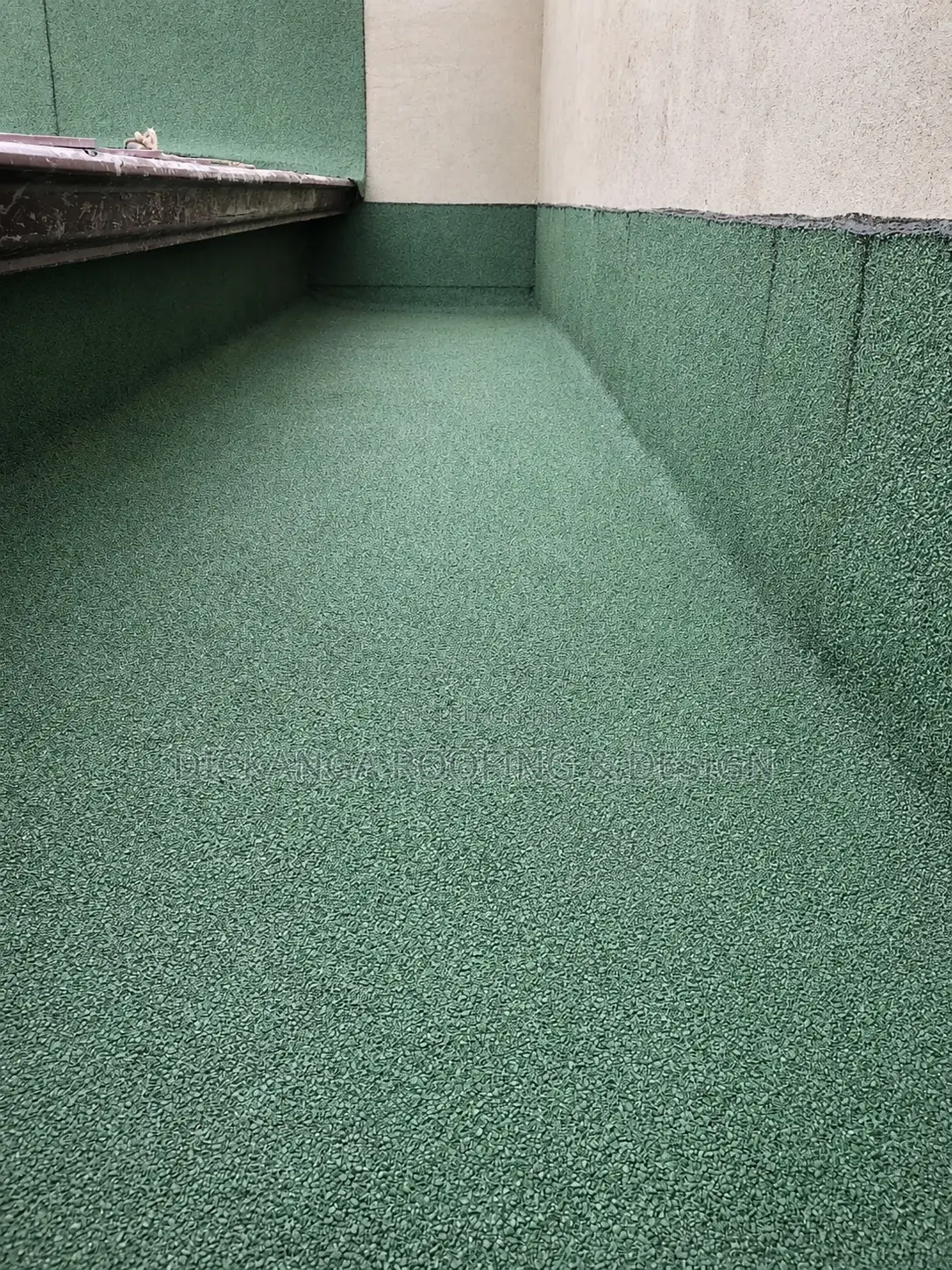 Bitumen Membrane Installation for Waterproof Barrier Against Leakage.