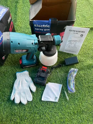 Rechargeable Paint Spray Gun With 2 Batteries