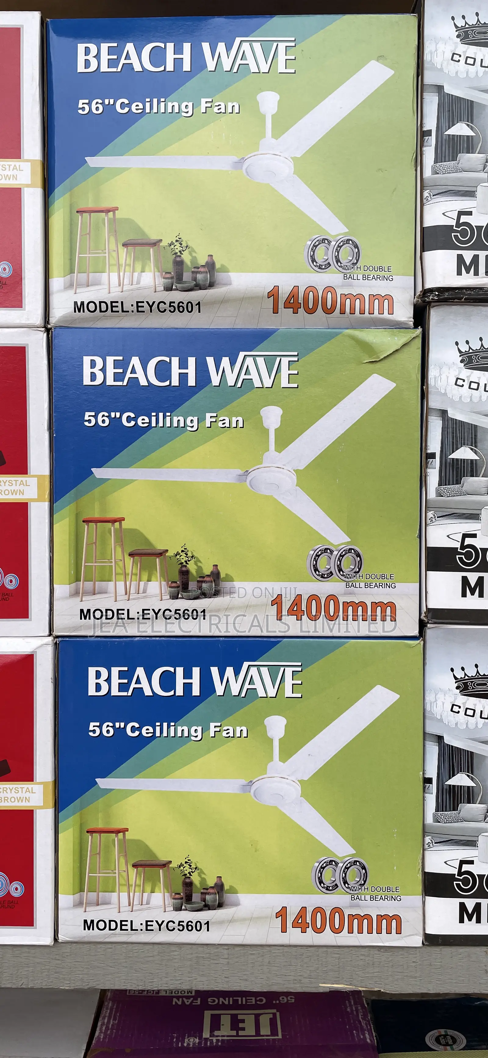 Long Blade Ceiling Fans