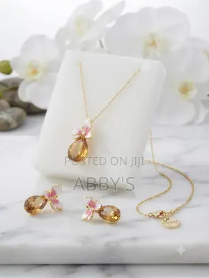 Honey Drop 18carat Gold Plated 3pcs Jewelry Set