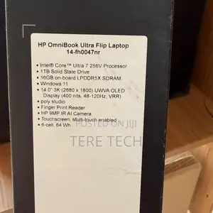 New Laptop HP OmniBook Ultra Flip 14" 16GB Intel Core Ultra 7 SSD 1T