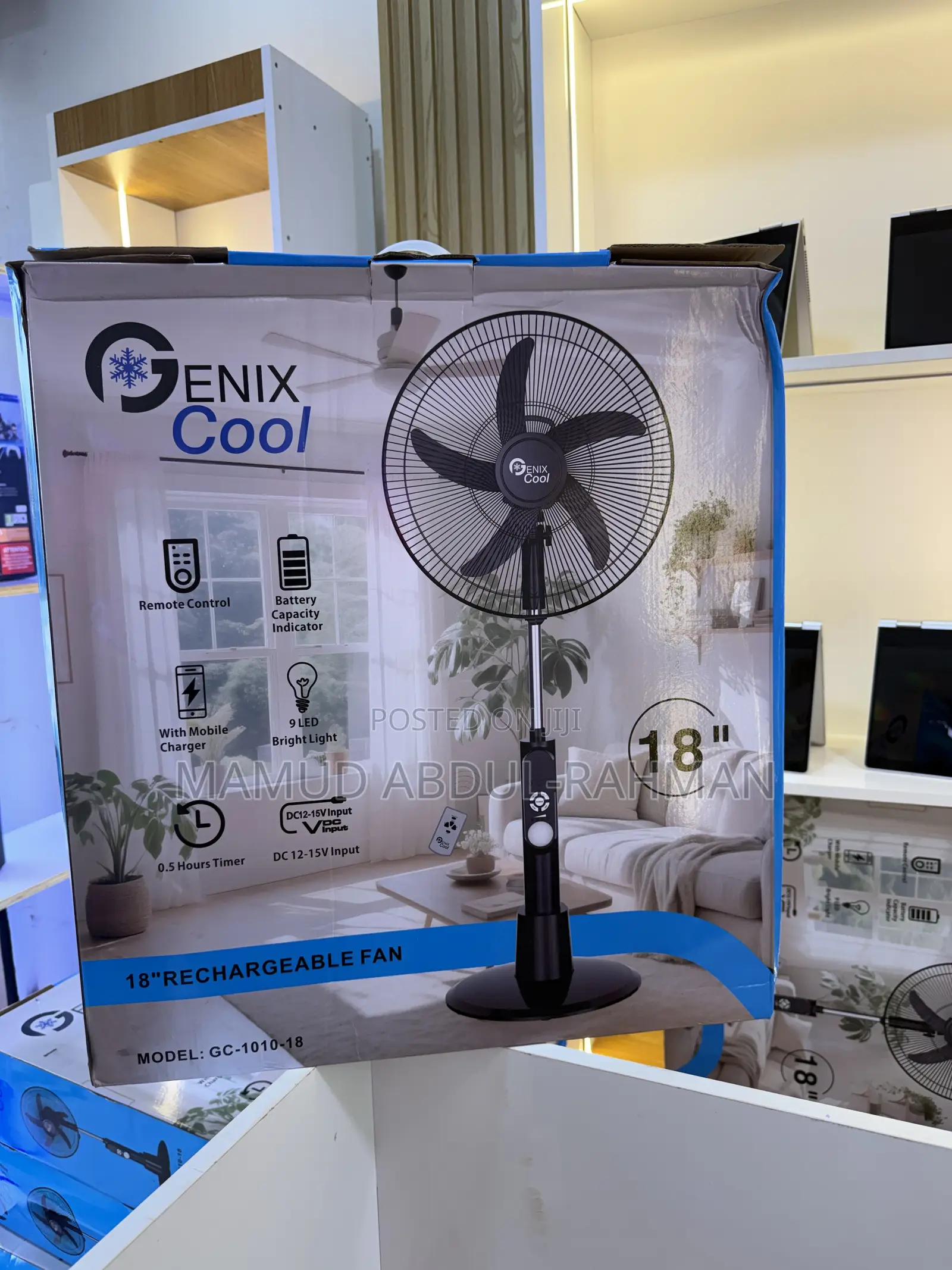 Rechargeable Fan- Genix Cool