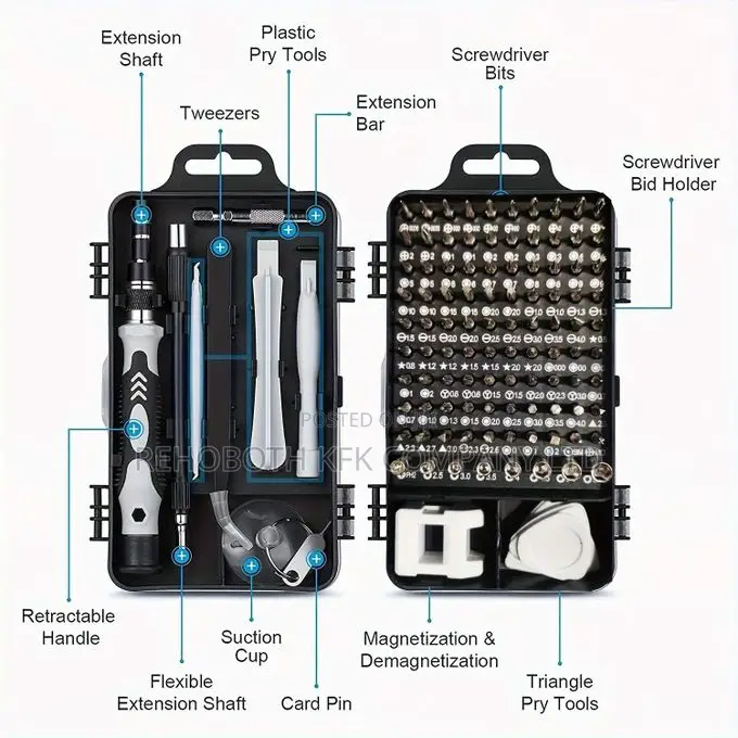 FYLO 115pcs Precision Screwdriver Repair Set