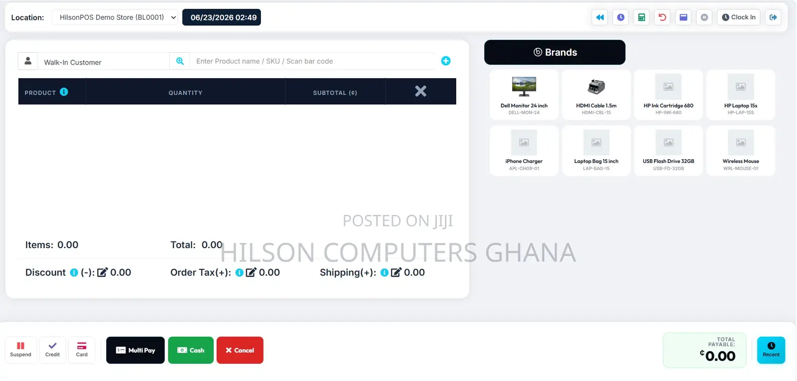 HilsonPOS — Point of Sale & Inventory Software for Shops