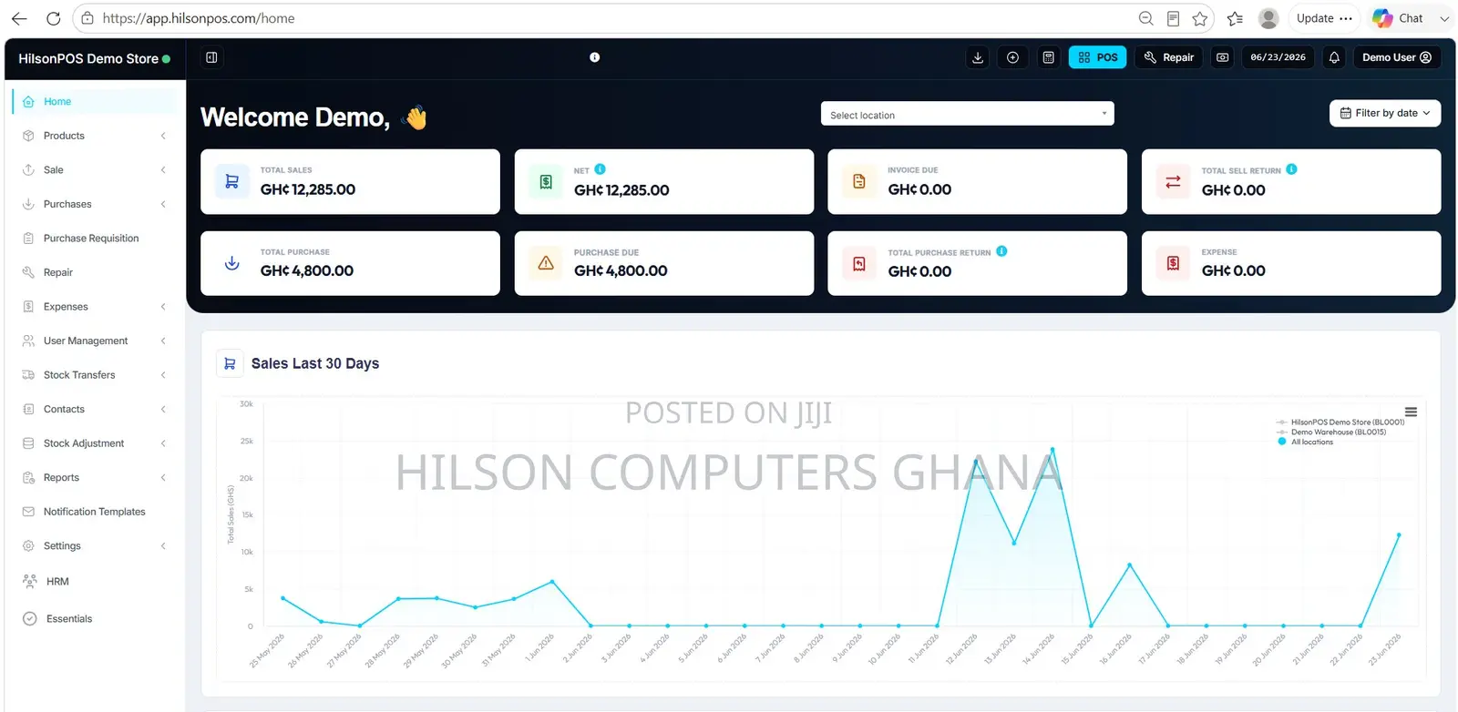 HilsonPOS — Point of Sale & Inventory Software for Shops