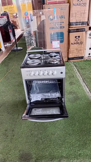 Volcano 4 Burner Cooker (2 Gas + 2 Electric) With Oven Grill
